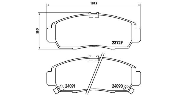 MAGNETI MARELLI Комплект тормозных колодок, дисковый тормоз 363700428034